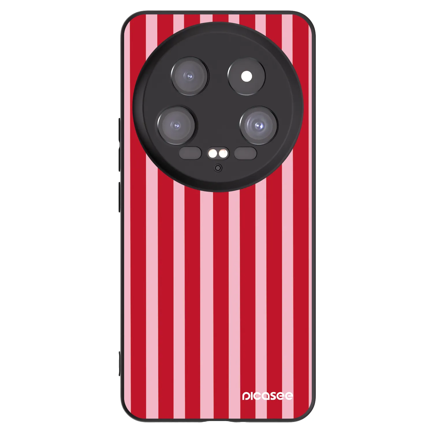 Picasee silikonski črni ovitek za Xiaomi 14 Ultra - Lines red