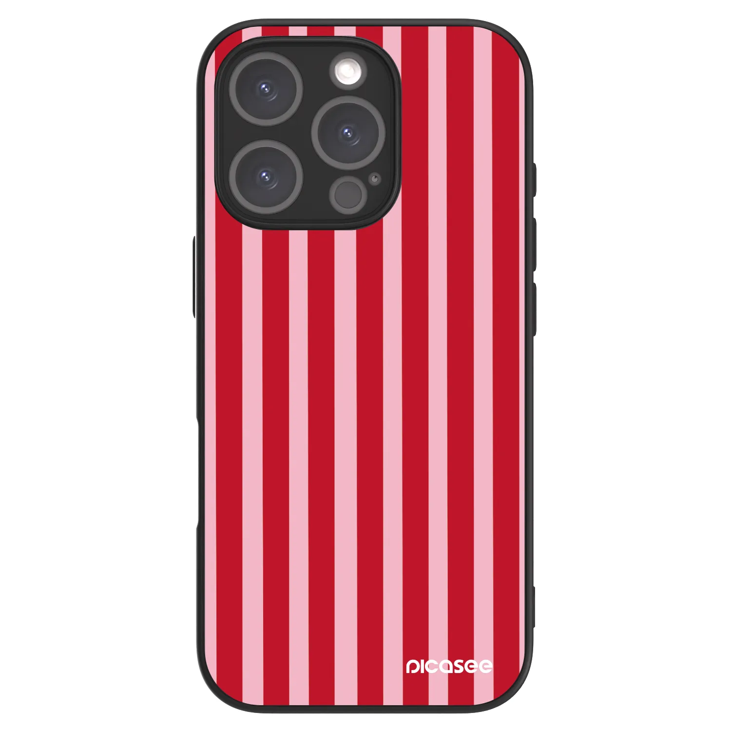 Picasee ULTIMATE CASE MagSafe za Apple iPhone 16 Pro - Lines red
