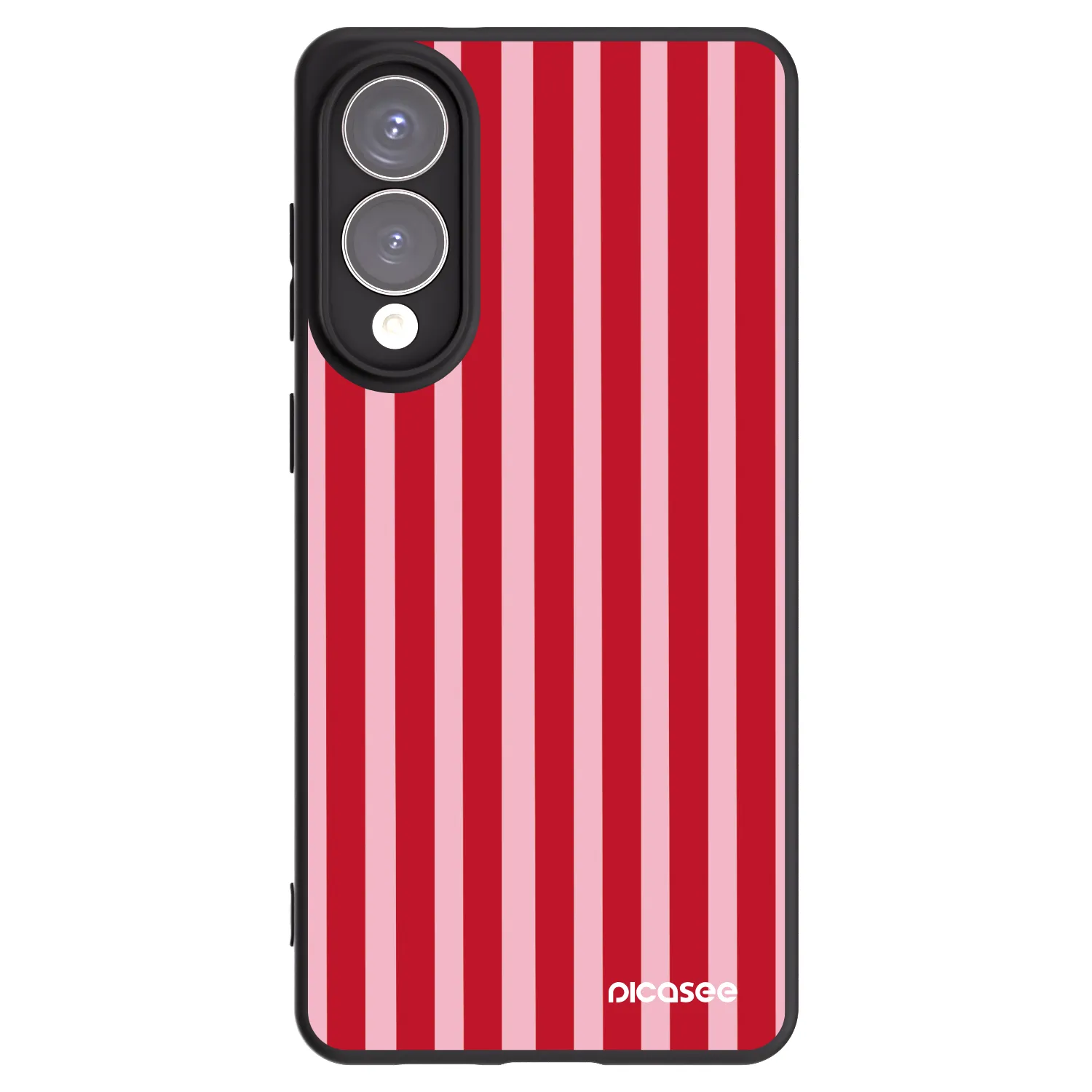 Picasee silikonski črni ovitek za Samsung Galaxy S25 Edge 5G - Lines red