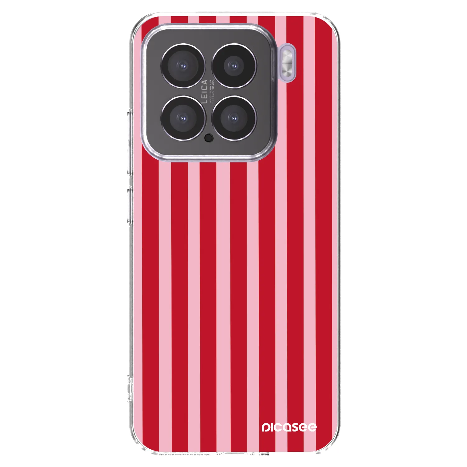 Picasee silikonski prozorni ovitek za Xiaomi 15 - Lines red