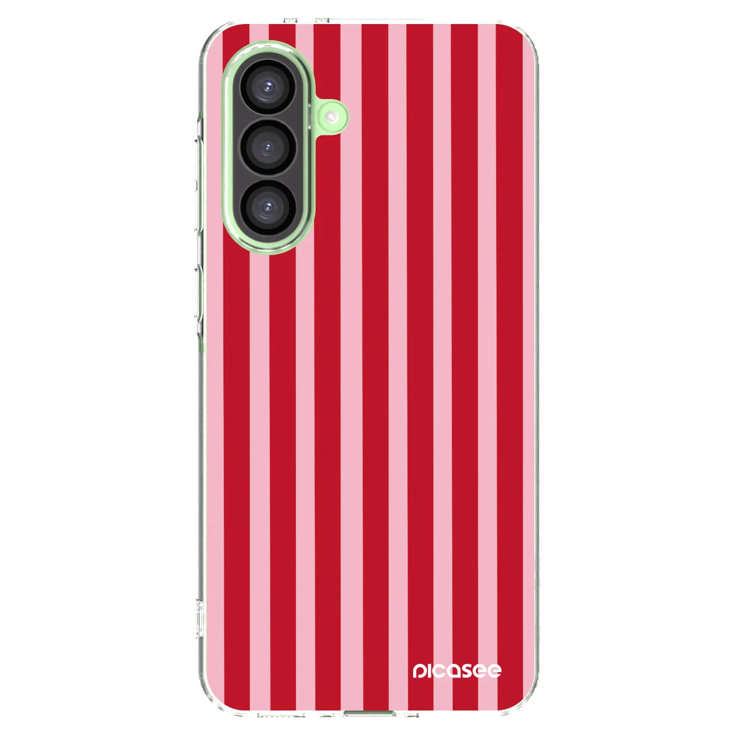 Picasee silikonski prozorni ovitek za Samsung Galaxy A26 5G A266B - Lines red