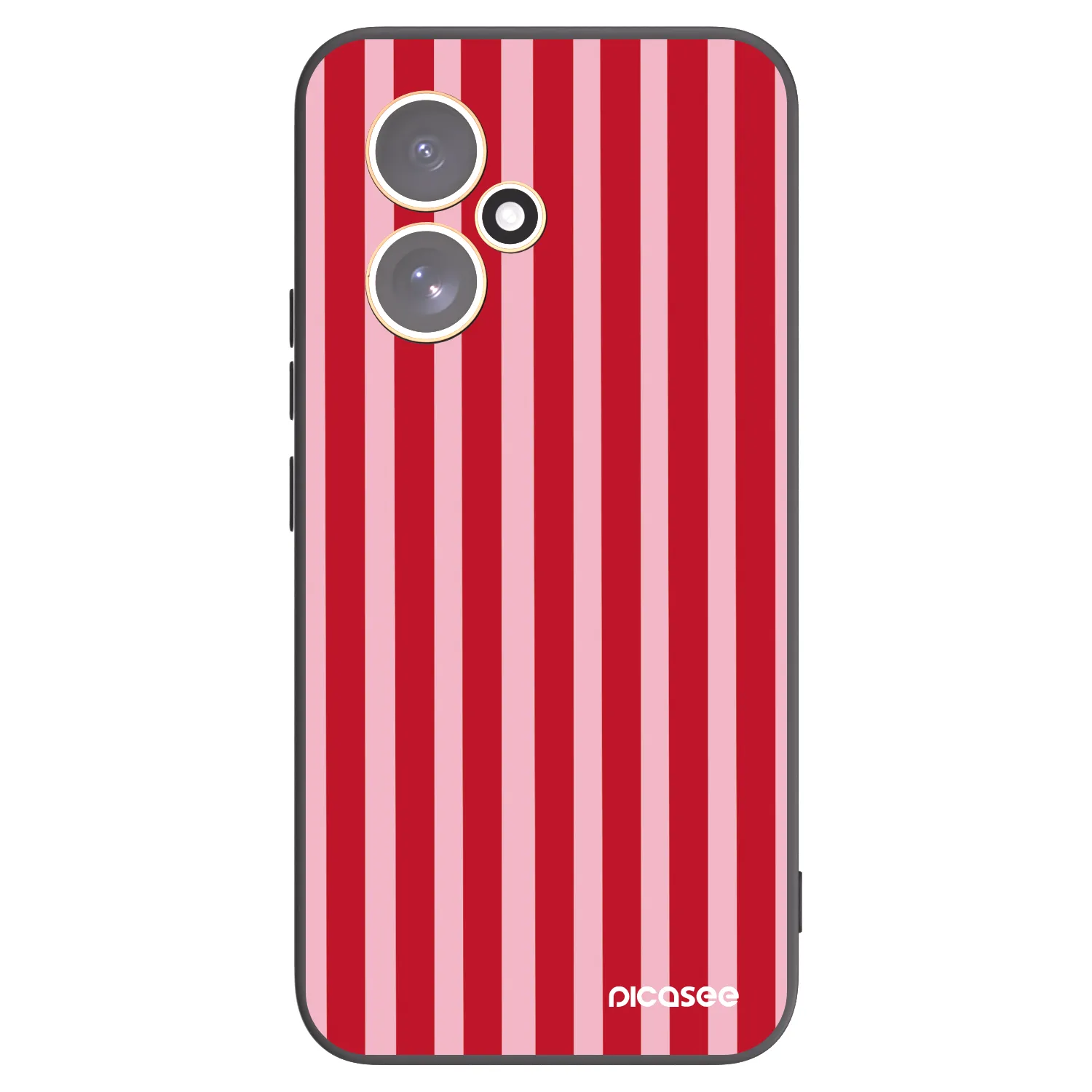 Picasee silikonski črni ovitek za Honor 400 5G - Lines red