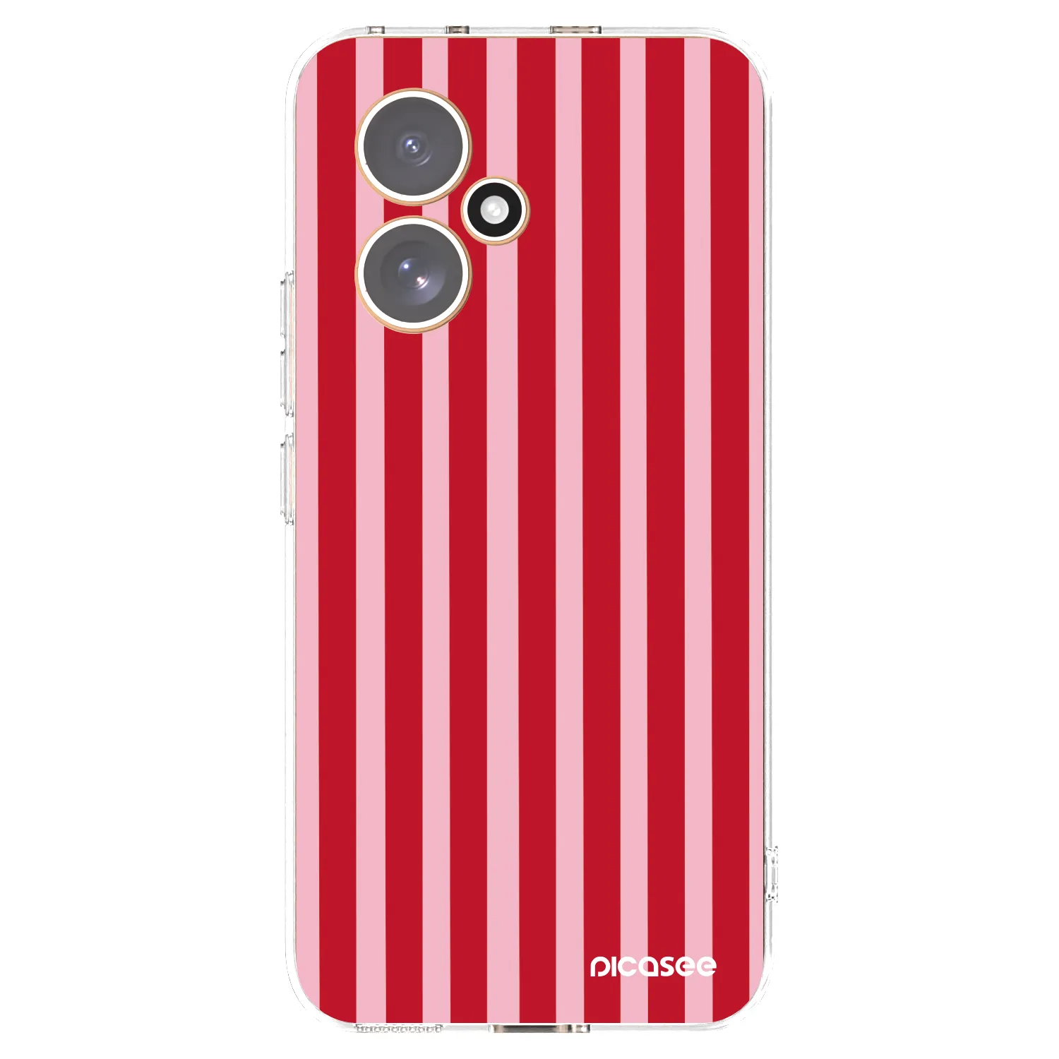Picasee silikonski prozorni ovitek za Honor 400 5G - Lines red
