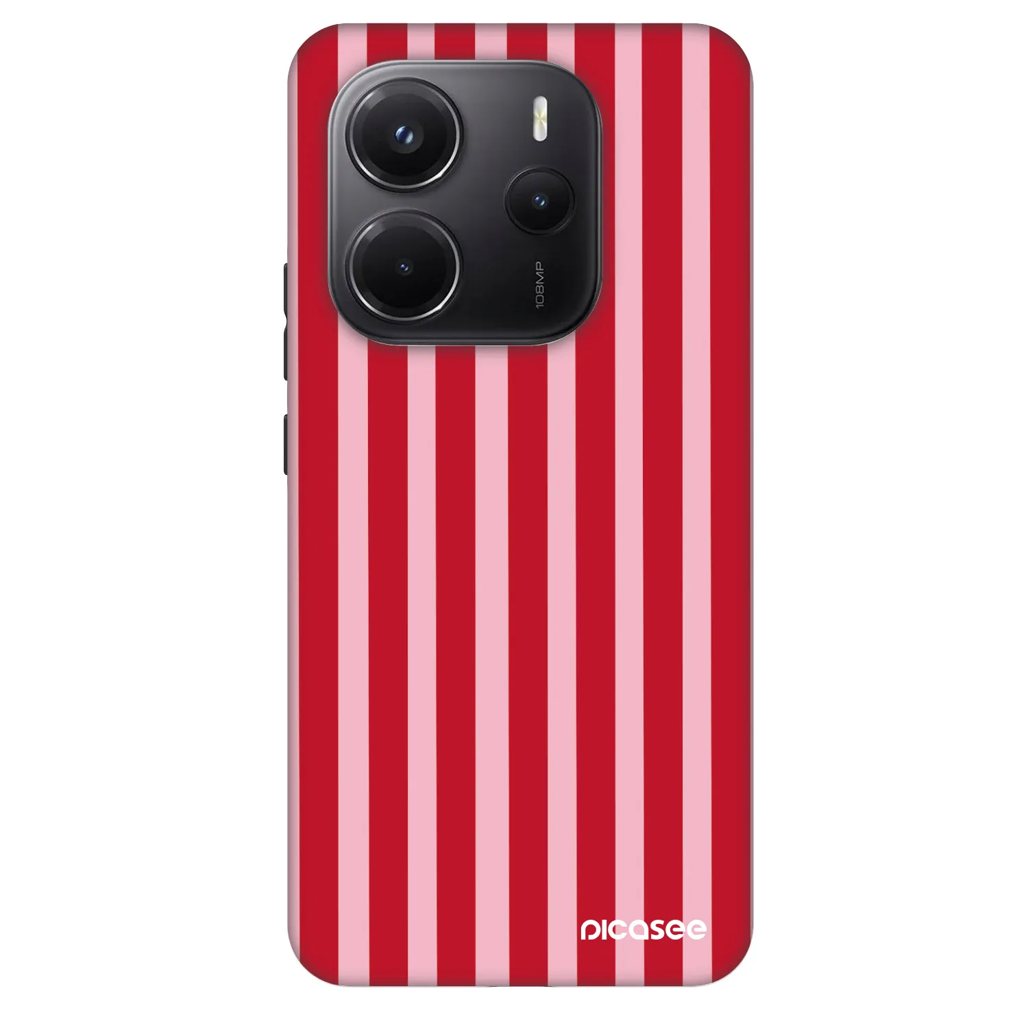 Picasee Fashion Case za Xiaomi Redmi Note 14 5G - Lines red
