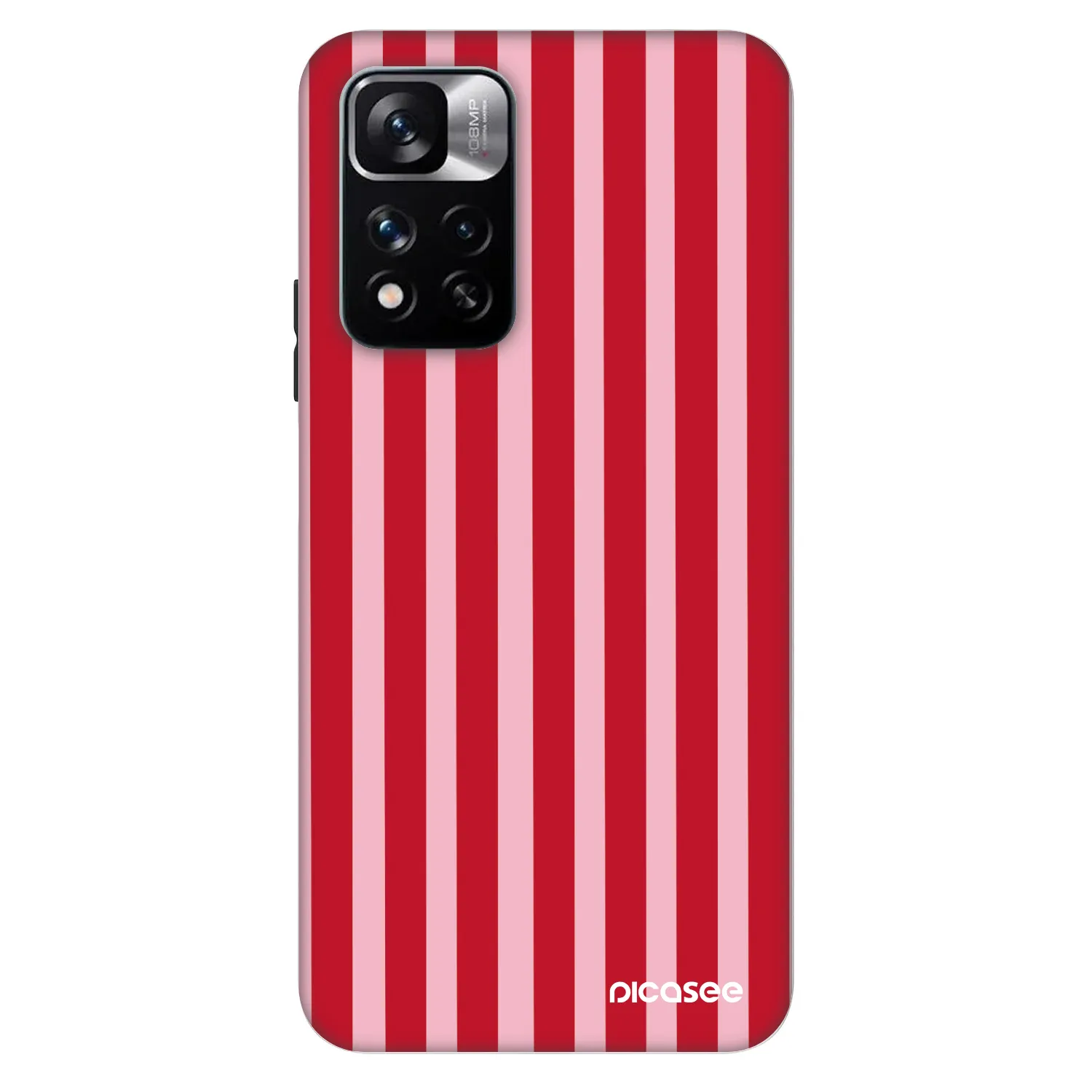 Picasee Fashion Case za Xiaomi Redmi Note 11 Pro 5G - Lines red