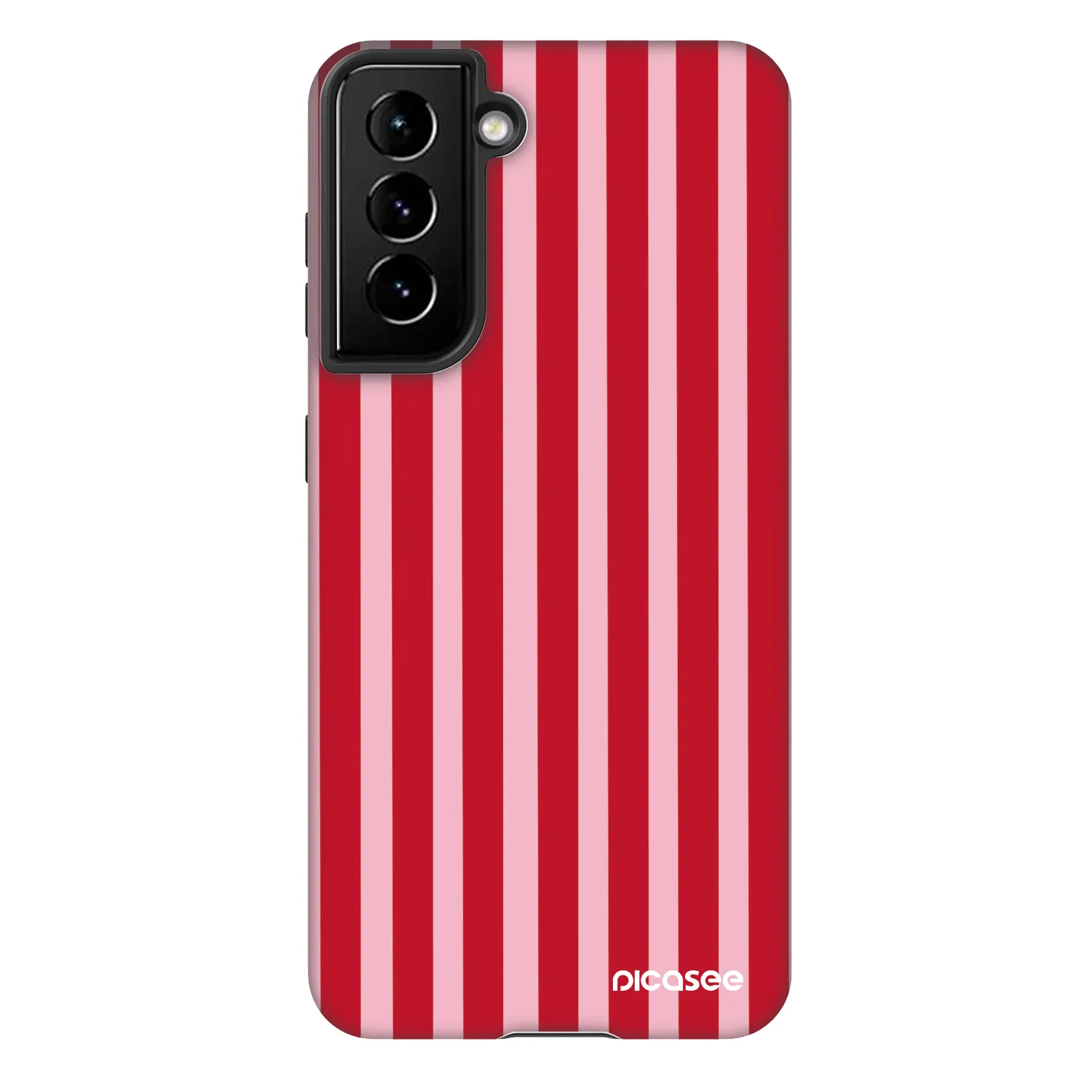 Picasee Fashion Case za Samsung Galaxy S21 5G G991B - Lines red