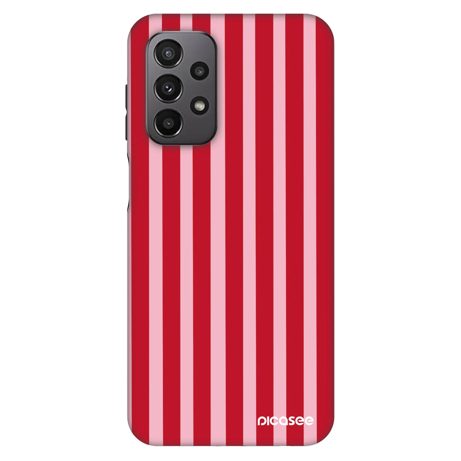 Picasee Fashion Case za Samsung Galaxy A23 A236B 5G - Lines red
