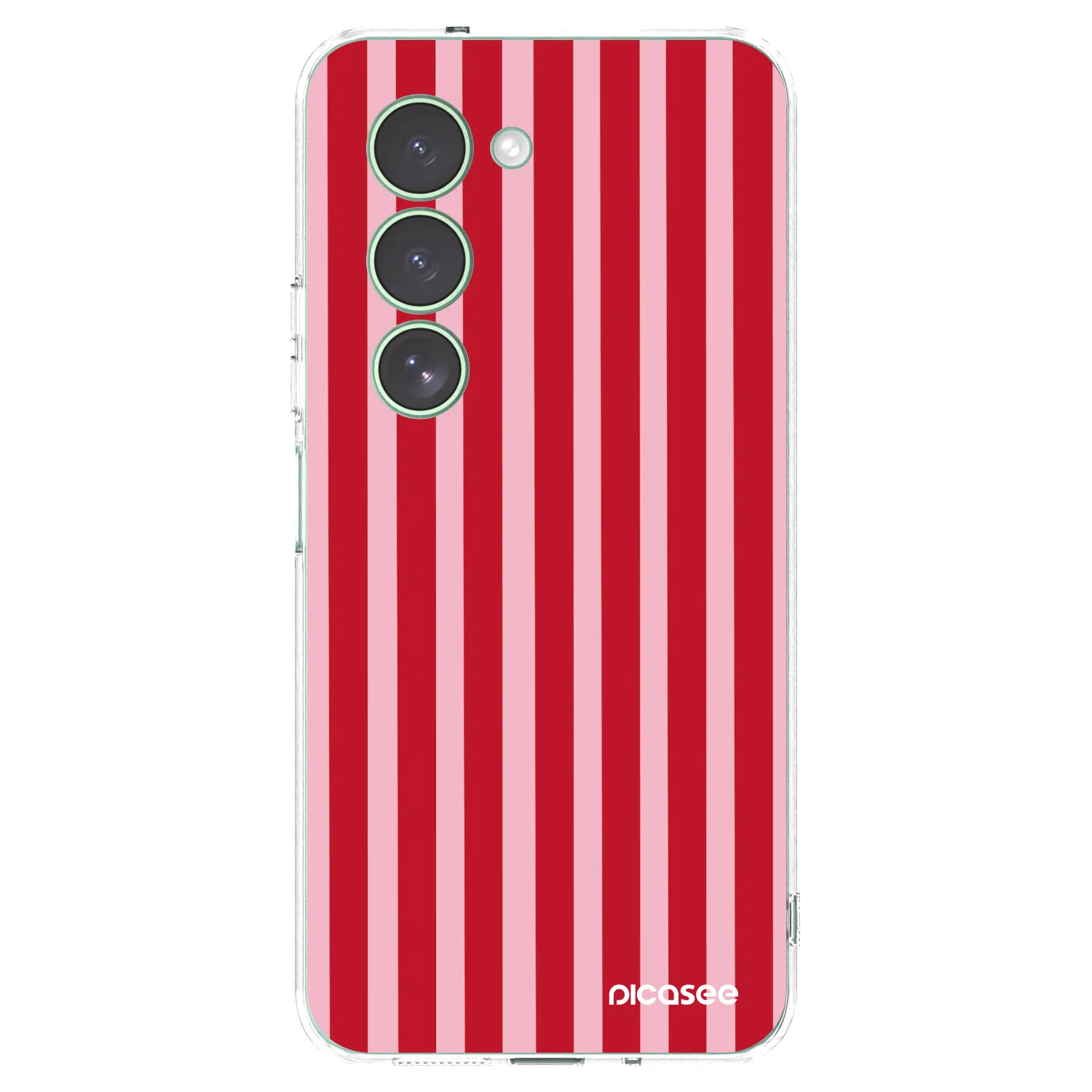 Picasee silikonski prozorni ovitek za Xiaomi Redmi 15 5G - Lines red