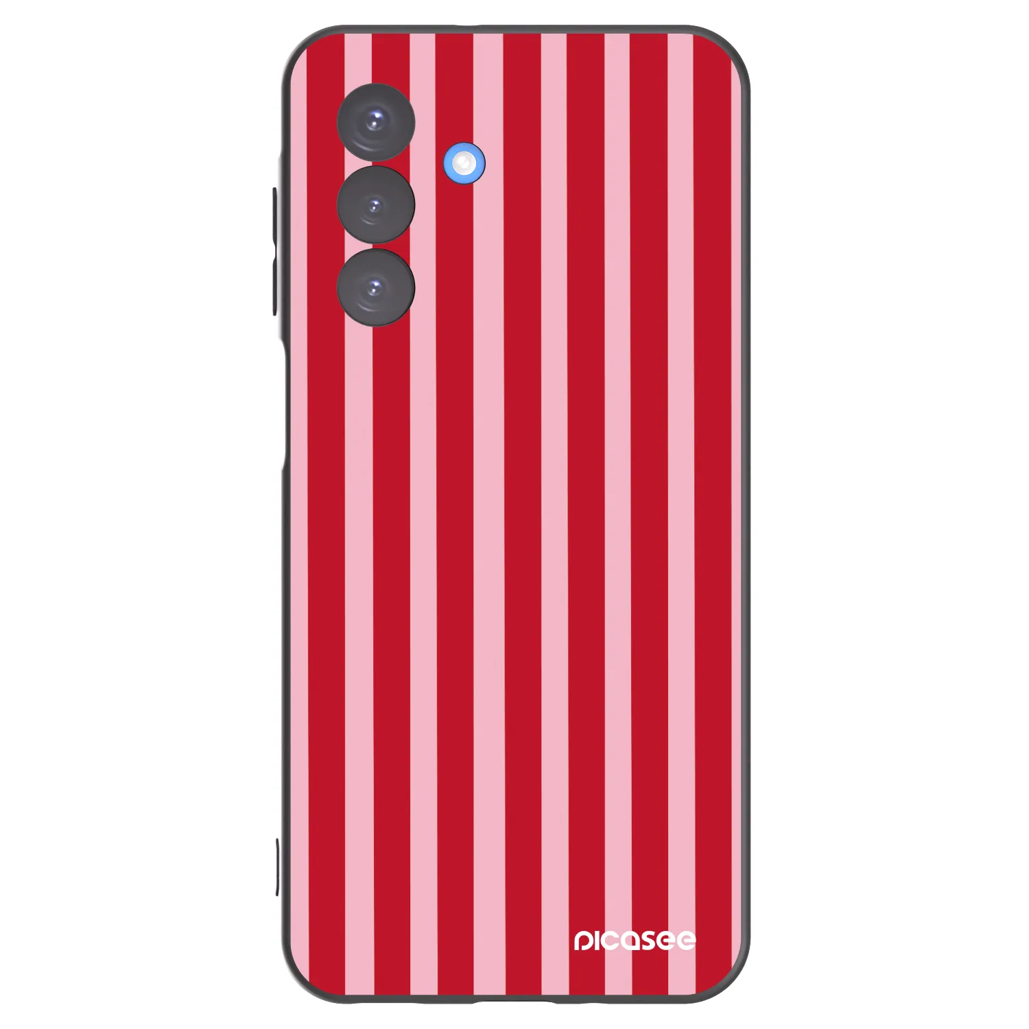 Picasee silikonski črni ovitek za Samsung Galaxy A17 5G - Lines red