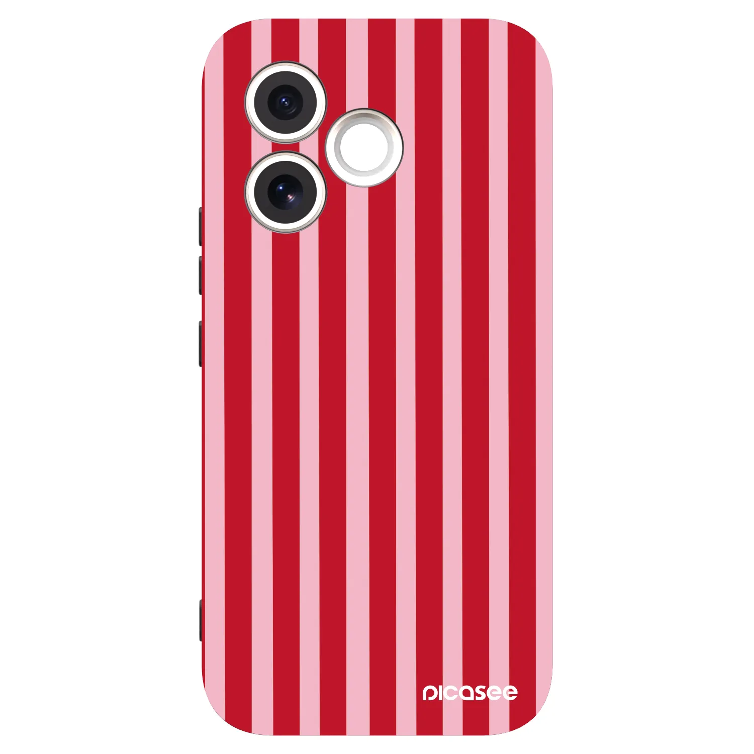 Picasee silikonski črni ovitek za Honor 600 Lite - Lines red