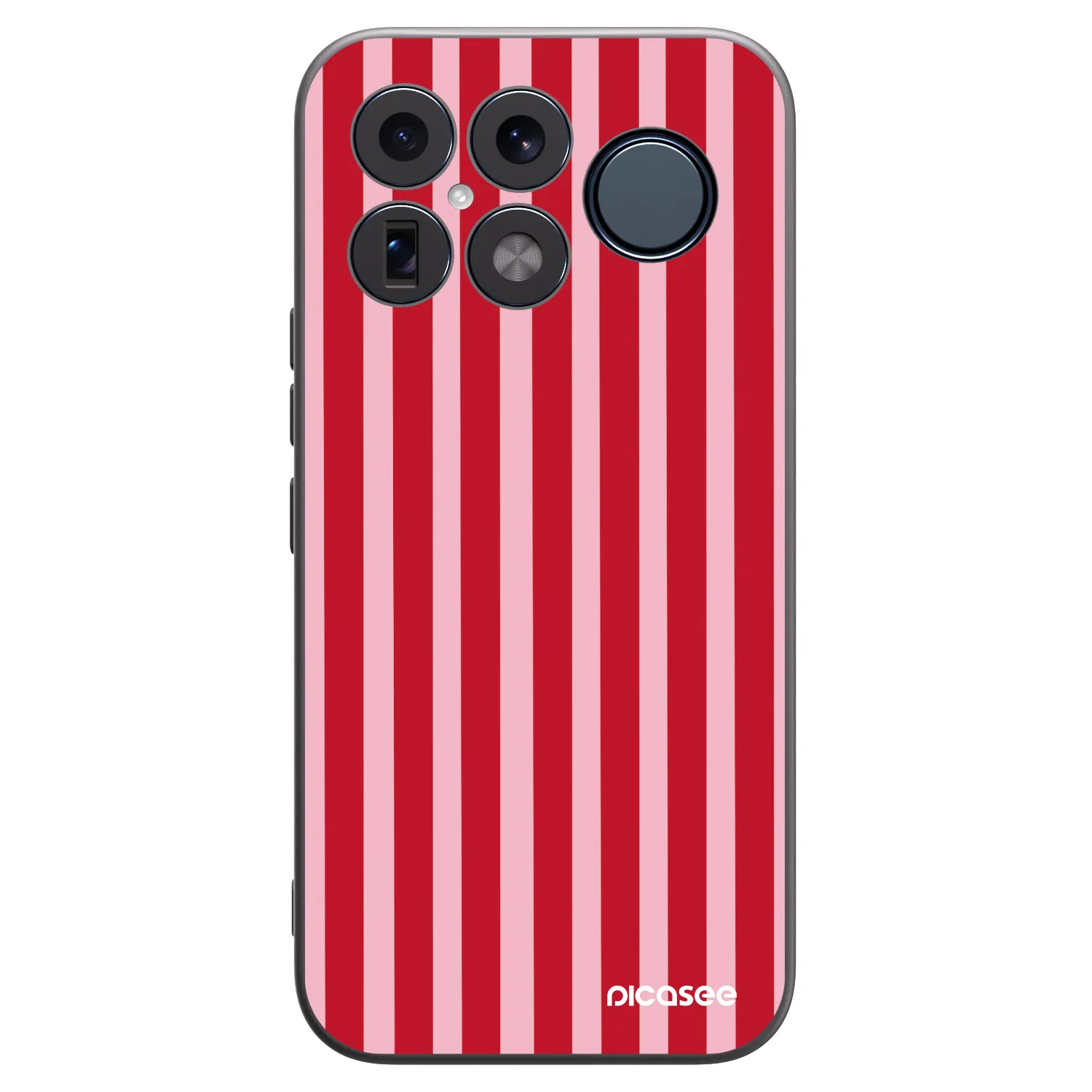 Picasee silikonski črni ovitek za Xiaomi Poco F8 Ultra - Lines red