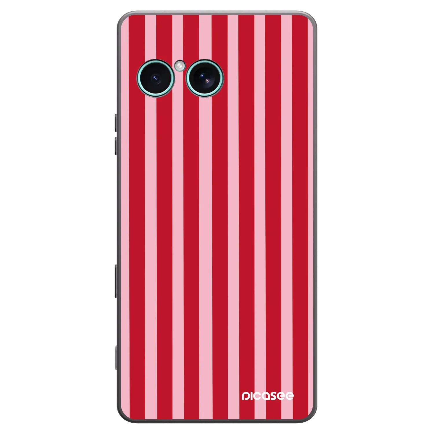 Picasee silikonski črni ovitek za Sony Xperia 10 VII - Lines red