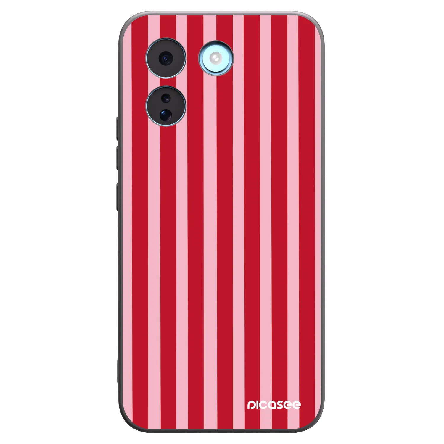Picasee silikonski črni ovitek za Xiaomi Redmi Note 17 Pro MAX 5G - Lines red