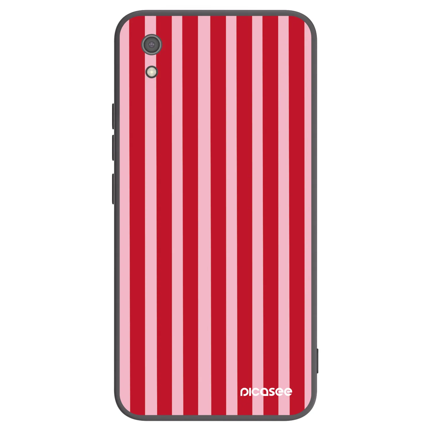 Picasee silikonski črni ovitek za Xiaomi Redmi 7A - Lines red