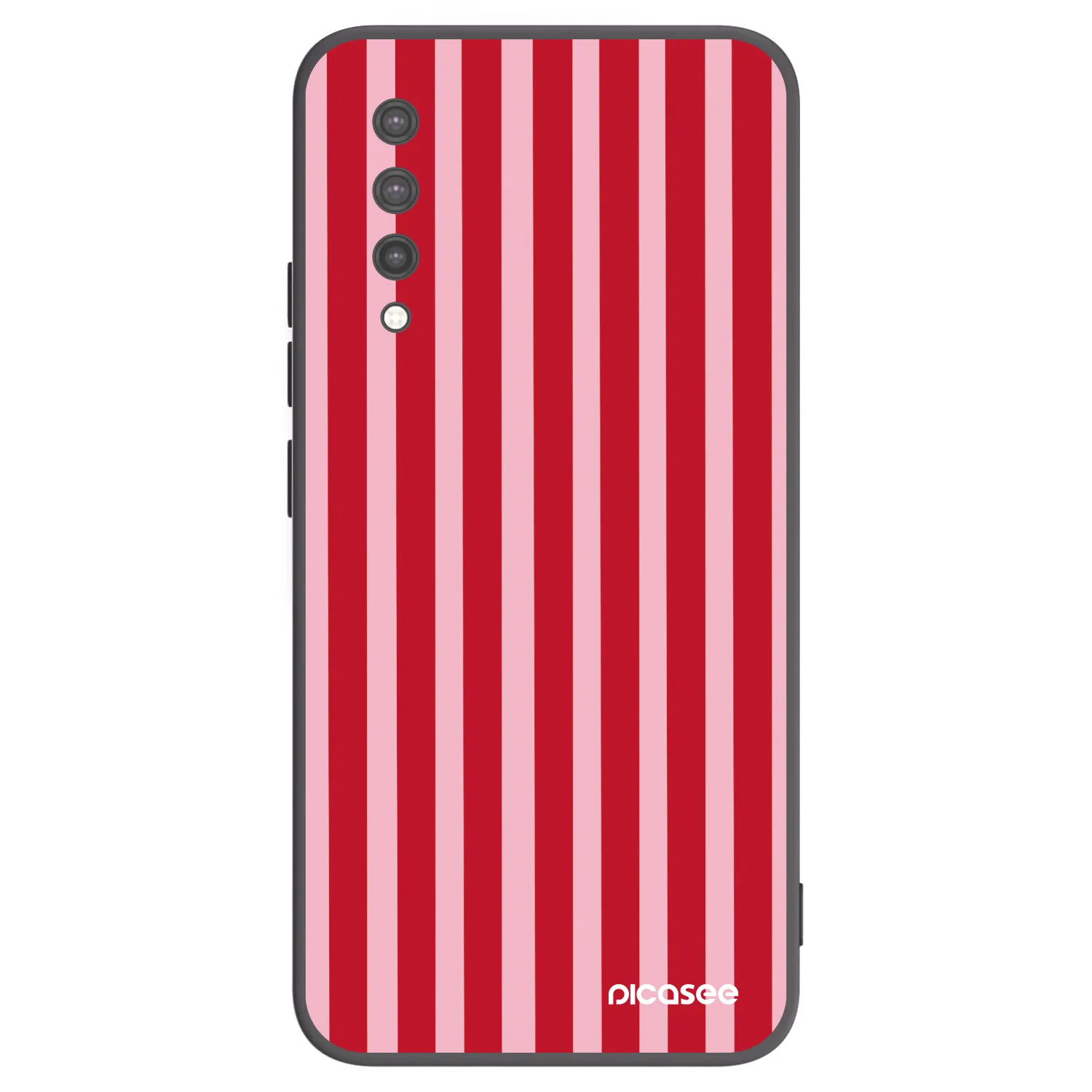 Picasee silikonski črni ovitek za Xiaomi Mi 9 Lite - Lines red