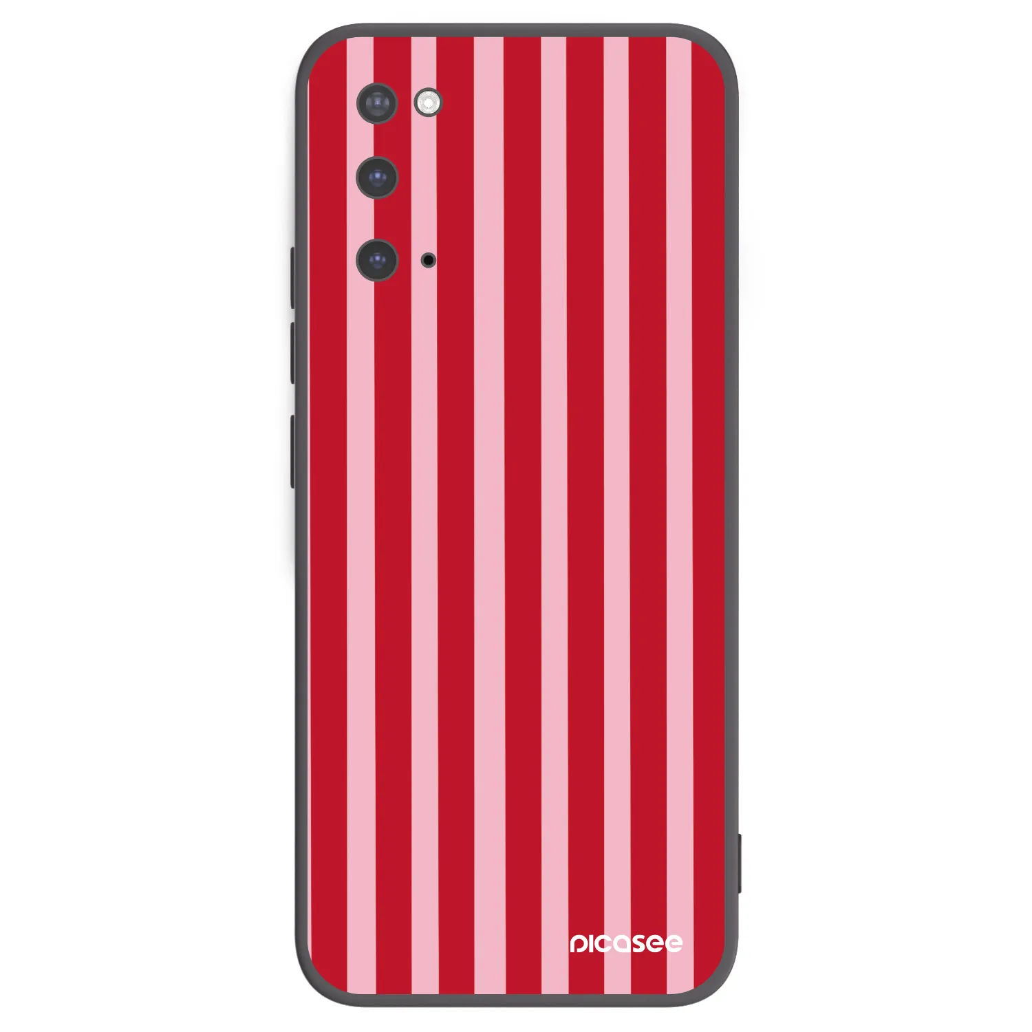 Picasee silikonski črni ovitek za Samsung Galaxy S20 G980F - Lines red