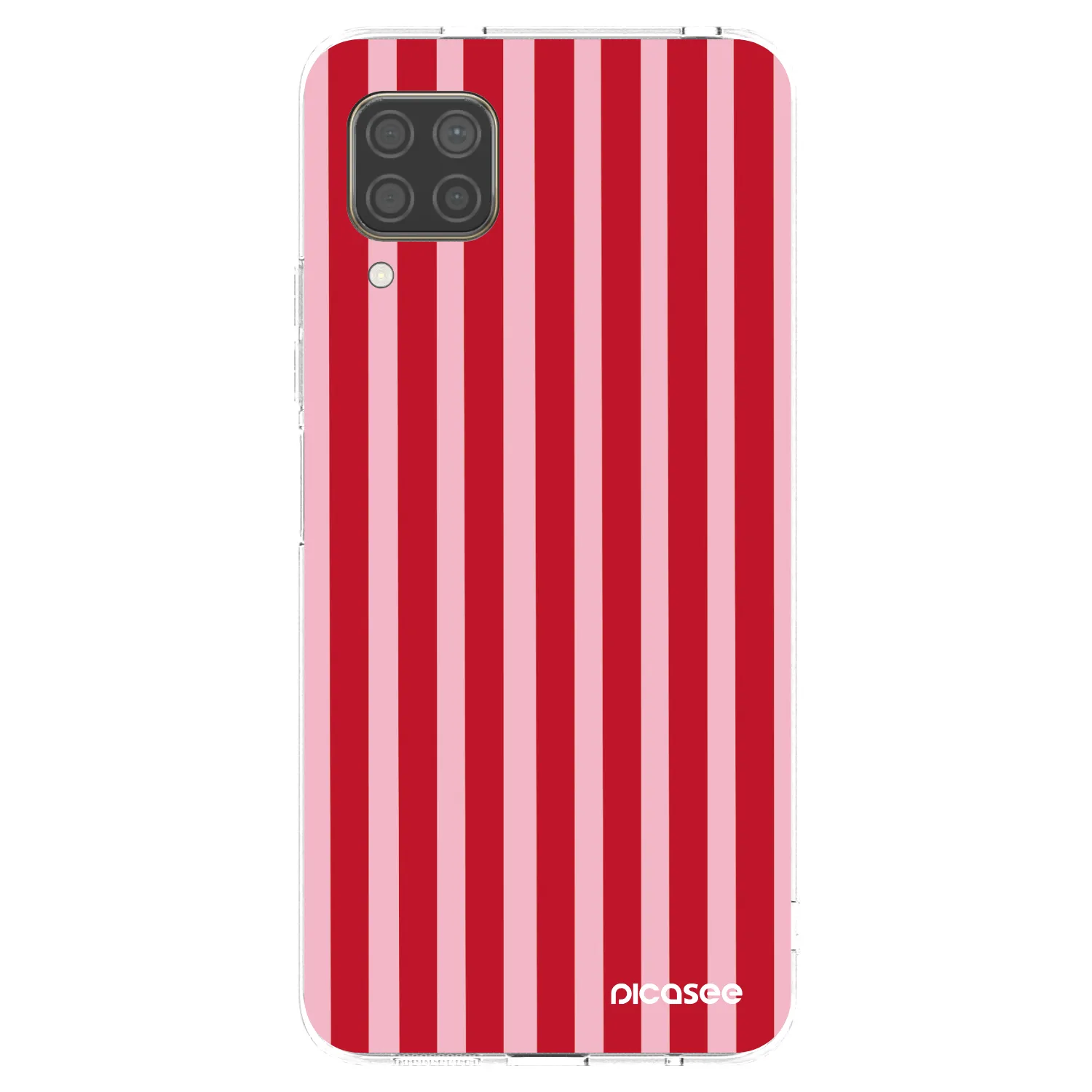 Picasee silikonski prozorni ovitek za Huawei P40 Lite - Lines red