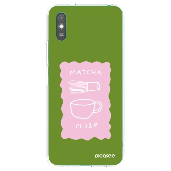 Picasee silikonski prozorni ovitek za Xiaomi Redmi 9A - Matcha club