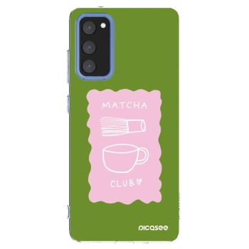 Picasee silikonski prozorni ovitek za Samsung Galaxy S20 FE - Matcha club