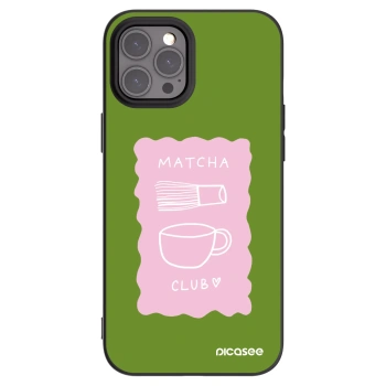 Picasee silikonski črni ovitek za Apple iPhone 12 Pro Max - Matcha club