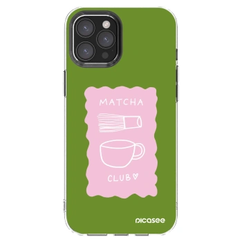 Picasee silikonski prozorni ovitek za Apple iPhone 12 Pro Max - Matcha club