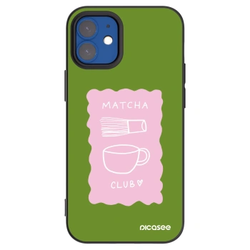Picasee silikonski črni ovitek za Apple iPhone 12 mini - Matcha club