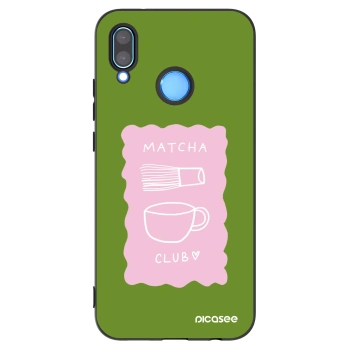 Picasee silikonski črni ovitek za Huawei P20 Lite - Matcha club