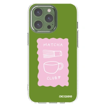 Picasee silikonski prozorni ovitek za Apple iPhone 13 Pro - Matcha club