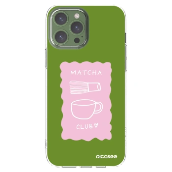 Picasee silikonski prozorni ovitek za Apple iPhone 13 Pro Max - Matcha club