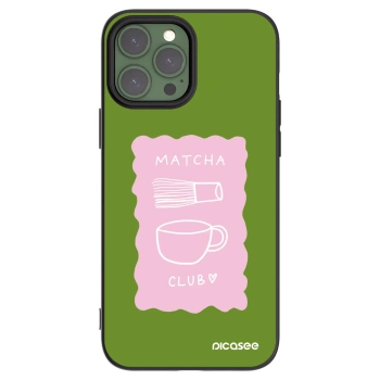 Picasee silikonski črni ovitek za Apple iPhone 13 Pro Max - Matcha club
