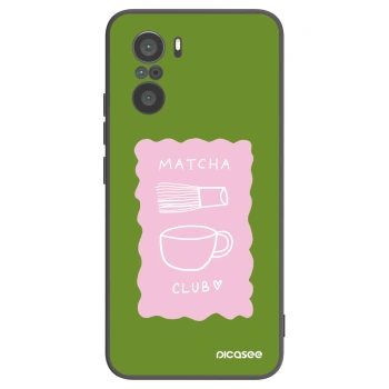 Picasee silikonski črni ovitek za Xiaomi Poco F3 - Matcha club