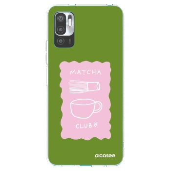 Picasee silikonski prozorni ovitek za Xiaomi Redmi Note 10 5G - Matcha club