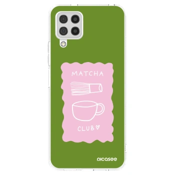 Picasee silikonski prozorni ovitek za Samsung Galaxy A22 A225F 4G - Matcha club