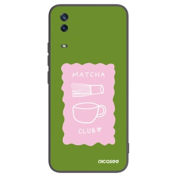 Picasee silikonski črni ovitek za Vivo Y11s - Matcha club
