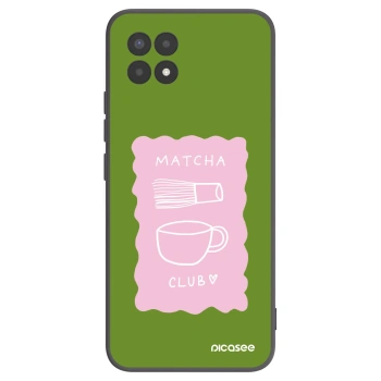 Picasee silikonski črni ovitek za Realme 8i - Matcha club