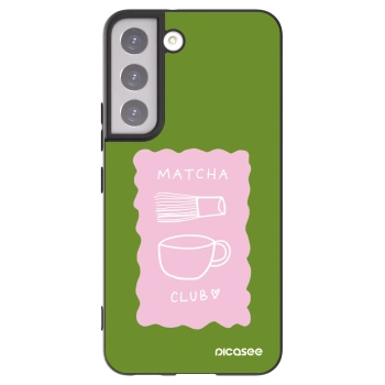 Picasee silikonski črni ovitek za Samsung Galaxy S22 5G - Matcha club