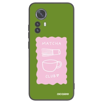 Picasee silikonski črni ovitek za Xiaomi 12 Pro - Matcha club