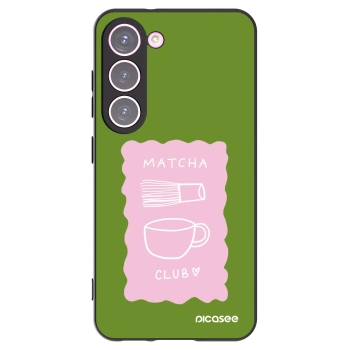 Picasee silikonski črni ovitek za Samsung Galaxy S23 5G - Matcha club