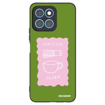 Picasee silikonski črni ovitek za Honor X8 5G - Matcha club