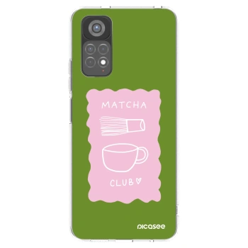 Picasee silikonski prozorni ovitek za Xiaomi Redmi Note 11S 5G - Matcha club