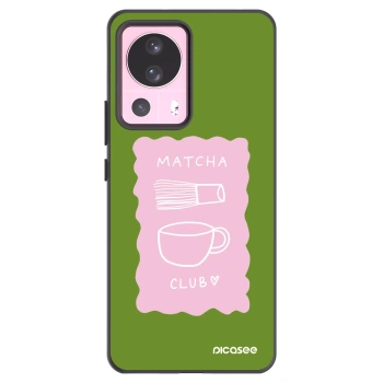 Picasee silikonski črni ovitek za Xiaomi 13 Lite - Matcha club