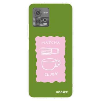 Picasee silikonski prozorni ovitek za Motorola Moto G72 - Matcha club