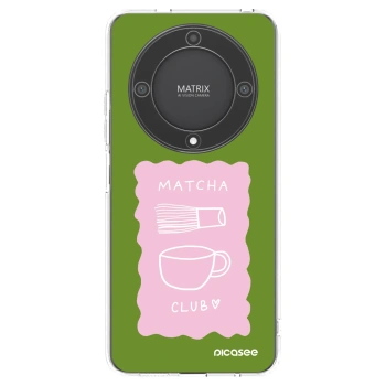 Picasee silikonski prozorni ovitek za Honor Magic5 Lite 5G - Matcha club