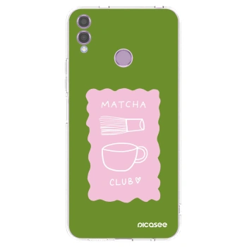 Picasee silikonski prozorni ovitek za Honor 8X - Matcha club
