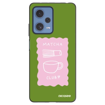 Picasee silikonski črni ovitek za Xiaomi Redmi Note 12 Pro 5G - Matcha club