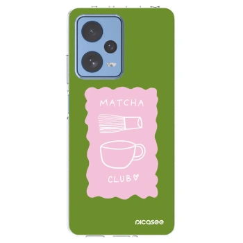 Picasee silikonski prozorni ovitek za Xiaomi Redmi Note 12 Pro 5G - Matcha club