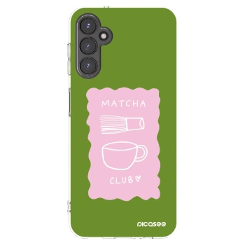 Picasee silikonski prozorni ovitek za Samsung Galaxy A14 4G A145R - Matcha club