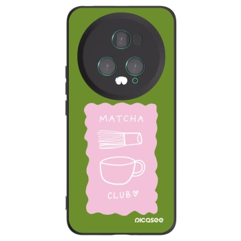 Picasee silikonski črni ovitek za Honor Magic5 Pro - Matcha club