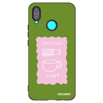 Picasee silikonski črni ovitek za Huawei Nova 3 - Matcha club