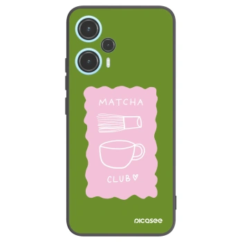 Picasee silikonski črni ovitek za Xiaomi Poco F5 - Matcha club